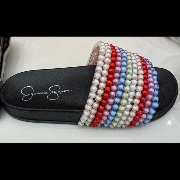 Jessica Simpson Multicolored Slides (Boutique) - Picture 2 of 3